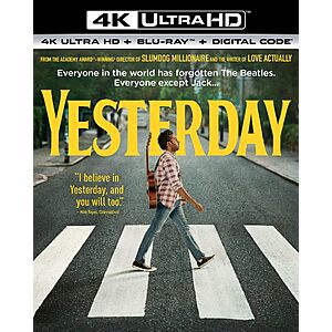 Yesterday (4K Ultra HD + Blu-ray + Digital)