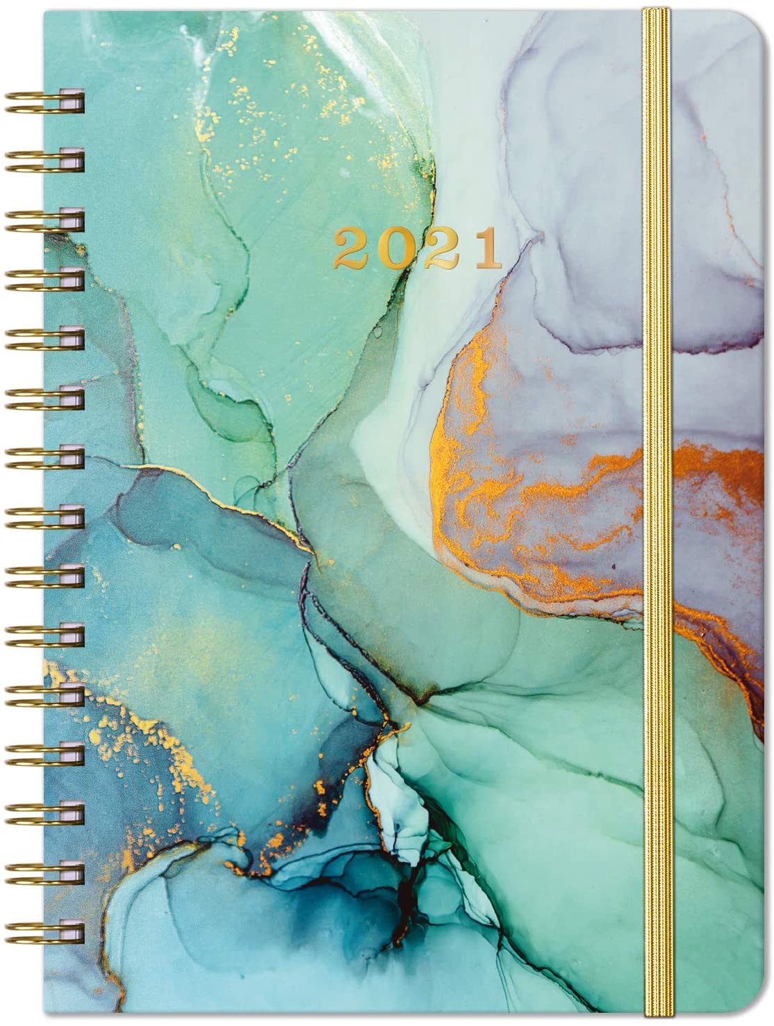 6 3 X 8 4 2021 Weekly Monthly Calendar Planner W Tabs Various Colors
