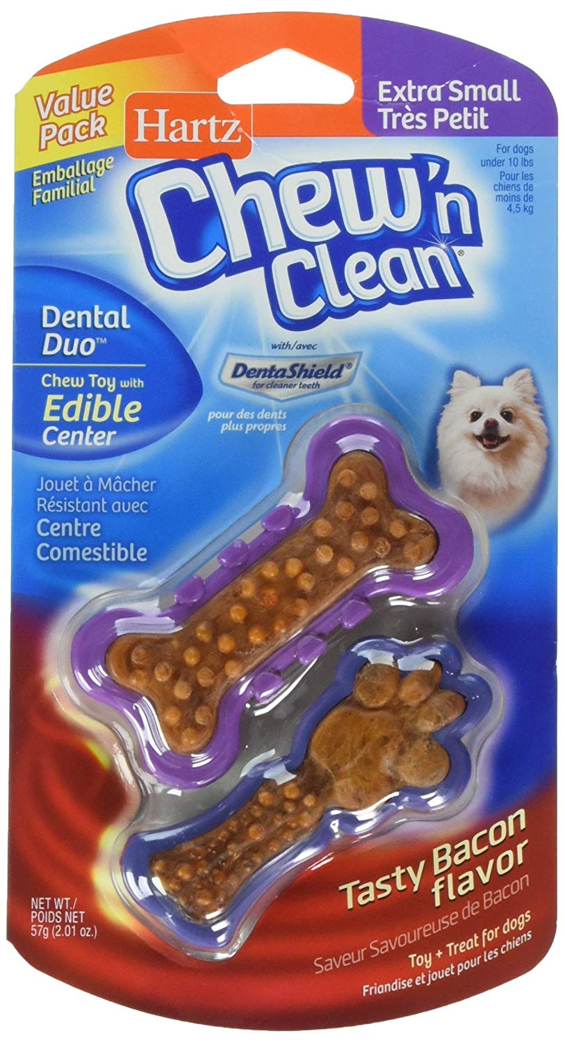hartz chew n clean dental duo