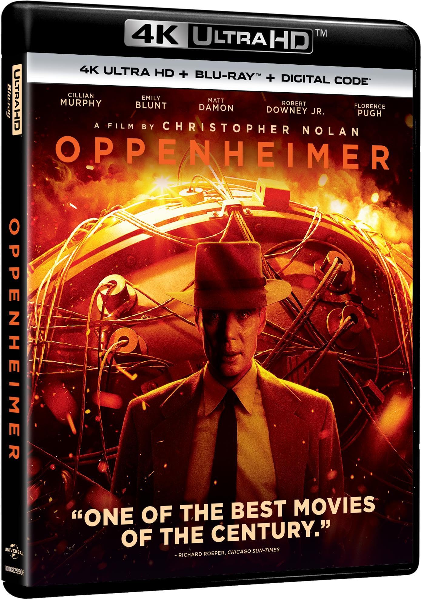 Oppenheimer - 4K Ultra HD + Blu-ray + Digital [4K UHD] $24.96