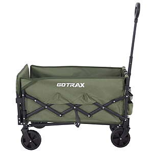 100L / 350-lb Capacity GOTRAX Collapsible Folding Wagon Cart (Green or Gray) $36 + Free S&H