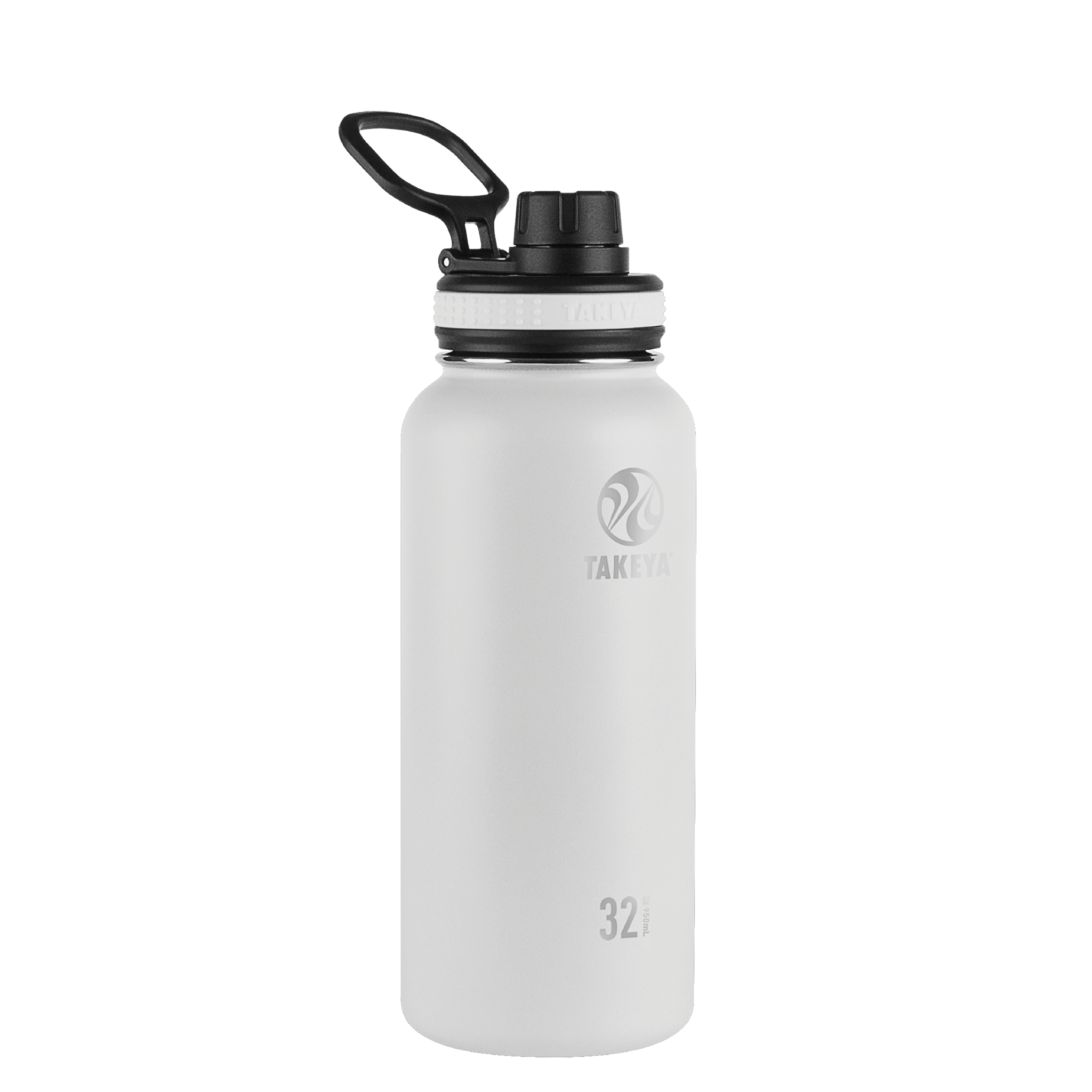 Takeya White Originals Vacuum-Insulated Stainless-Steel Water Bottle, 32oz - $15.94 @ Amazon