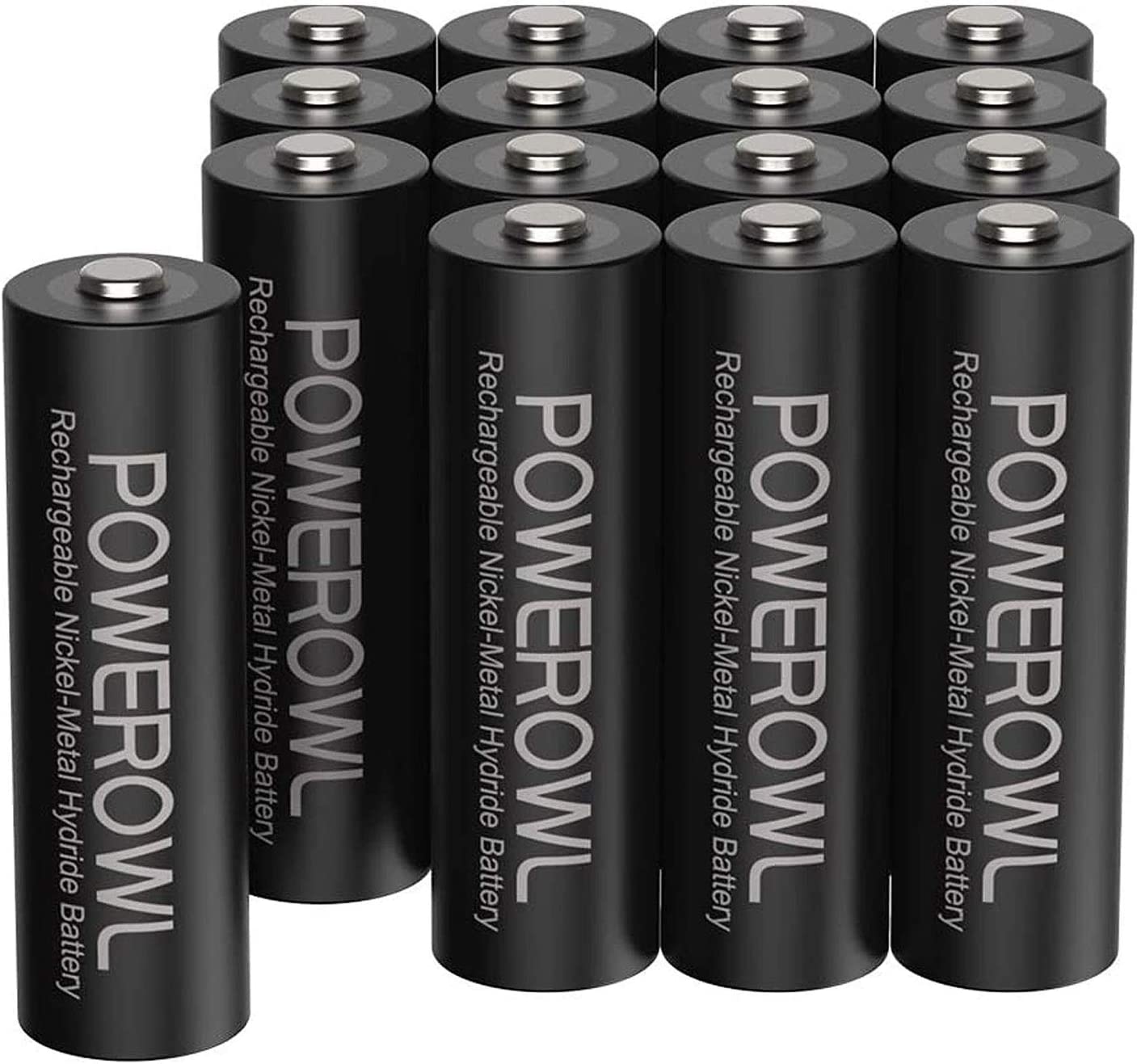 Amazon.com: POWEROWL AA Rechargeable Batteries, 2800mAh High Capacity Batteries 1.2V NiMH Low Self Discharge, Pack of 16 : Health & Household $22.83