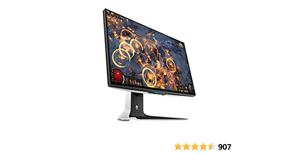 Alienware 27 Gaming Monitor - AW2721D - 240Hz, 27 Inch QHD (Quad High Definition), Fast IPS Monitor with VESA Display HDR 600, NVIDIA G-SYNC Ultimate Certification, White - $689.99