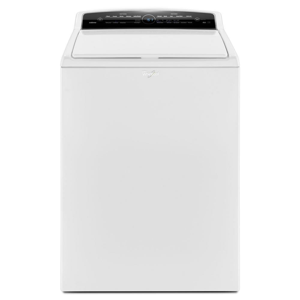 Home Depot Whirlpool 4.8 cu. ft. High-Efficiency White Top ...