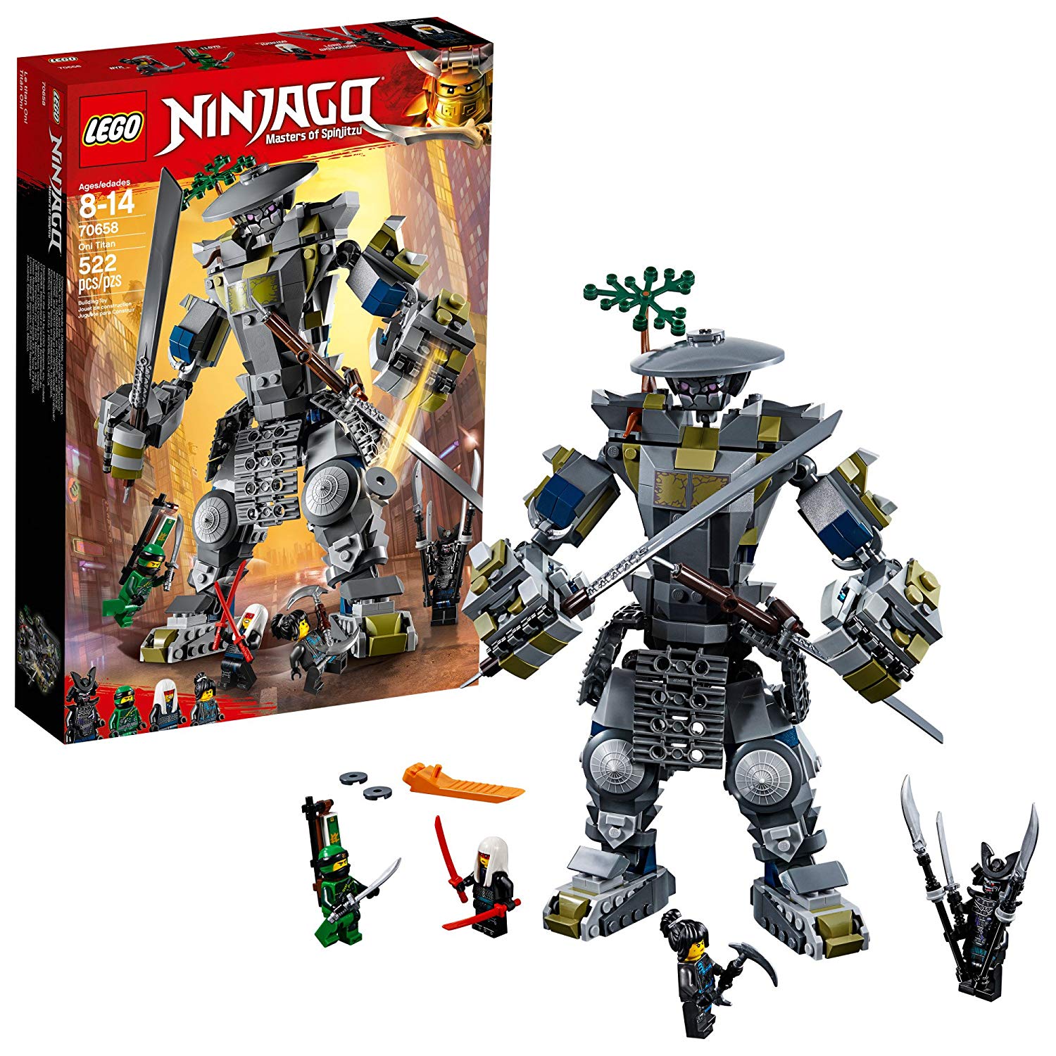 LEGO NINJAGO Masters of Spinjitzu: Oni Titan 70658 Building Kit for $31.47