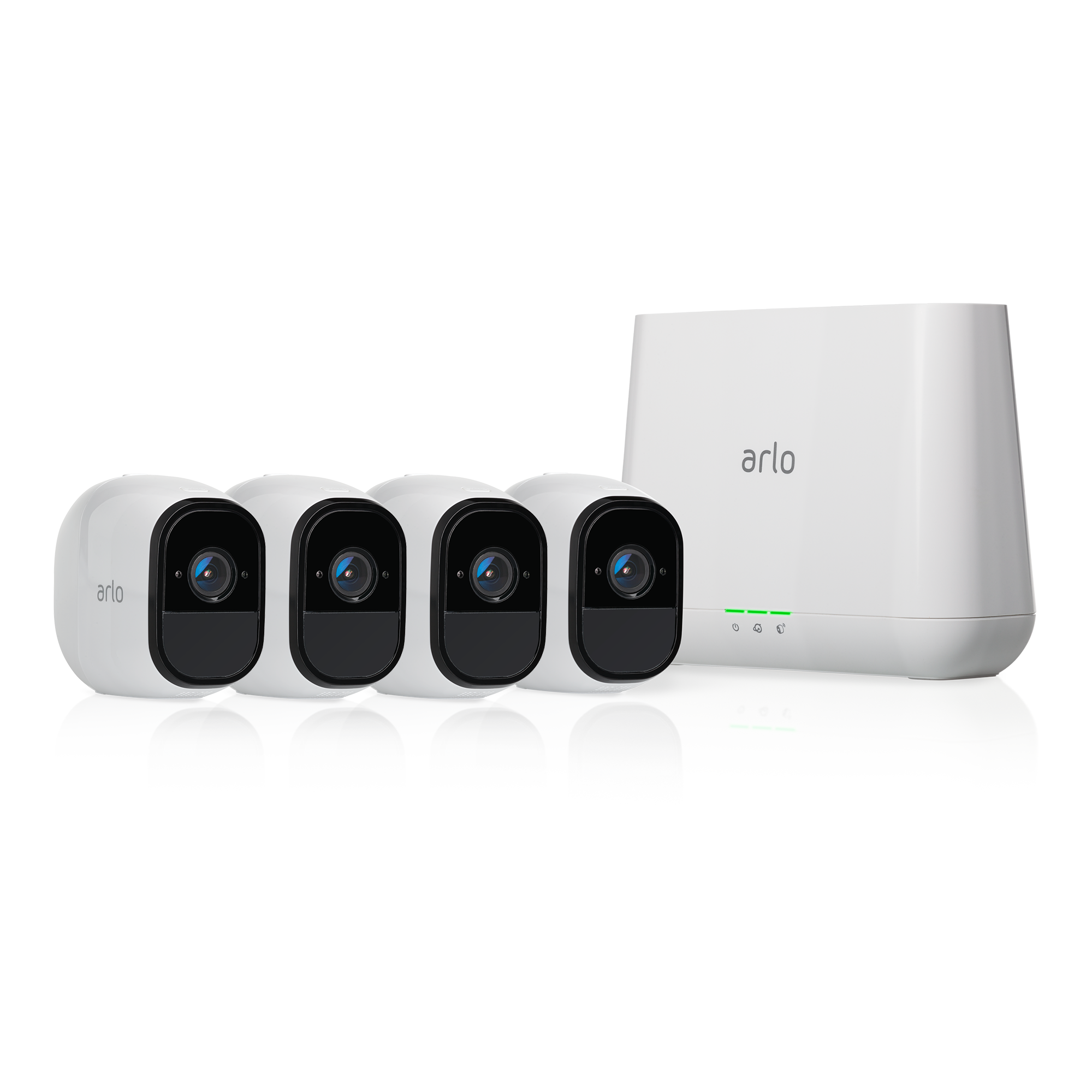 Arlo™ Encore Pro Certified PreOwned Security Camera System with Siren 4 Rechargeable Wire