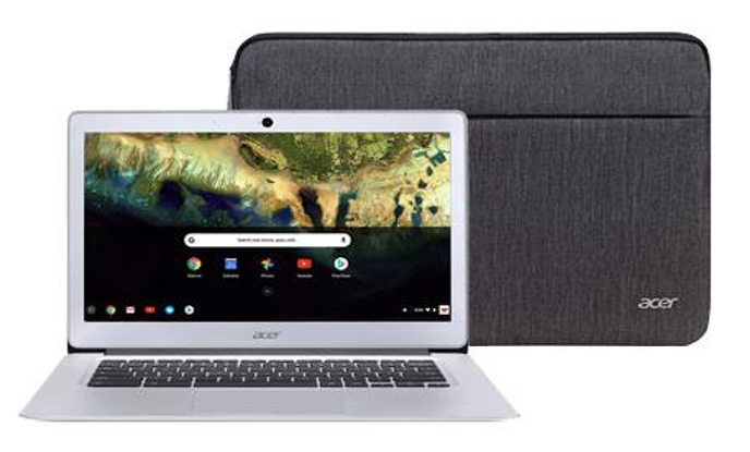 Acer Chromebook 14, Intel Atom x5-E8000 Quad-Core Processor, 14" HD, 4GB LPDDR3, 32GB eMMC, Protective Sleeve, CB3-431-12K1 Free Shipping $149