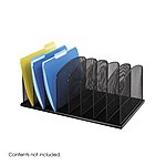 Safco Onyx Mesh Desk Organizer, 8 Upright Sections $25.99 FS with Prime @ Amazon