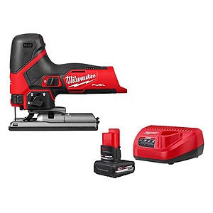 Milwaukee M12 Fuel Barrel Grip Jigsaw with 5.0 High Output Battery $159, free shipping
