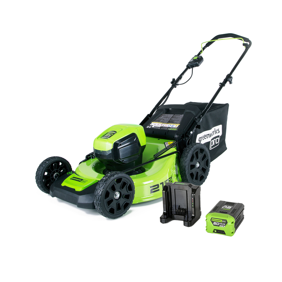 GreenWorks Pro 60-Volt Brushless Lithium Ion 21-in Mower ...