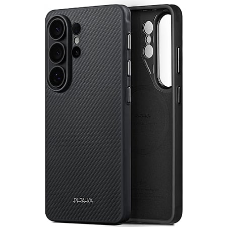 pitaka for S26 Ultra Case with NFC, Protective, Cairn Case-Black/Grey