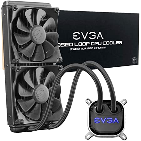 EVGA CLC 280mm All-In-One RGB LED CPU Liquid Cooler 400-HY-CL28-V1 $69