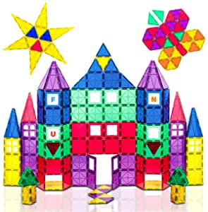 100-Piece Playmags Magnetic Toy Blocks $40.97