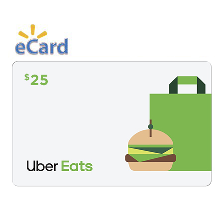 $25 uber gift Card from walmart.