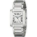 Cartier Tank Francaise Steel Automatic Men's Watch $2767 at Amazon W51002Q3 model
