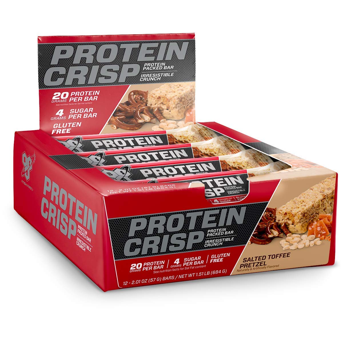 BSN Protein Crisp Bar by Syntha-6 Various Flavors, 12 Count $10-14