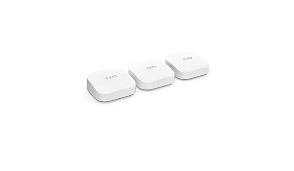 Introducing Amazon eero Pro 6E tri-band mesh Wi-Fi 6E system, with built-in Zigbee smart home hub (3-pack) - $699
