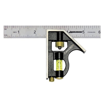 Swanson Tool Company 6-in Combo Square in the Squares department at Lowes.com $5.97