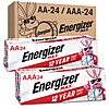 $15.80 Energizer Max AA and AAA Batteries, 48 Count