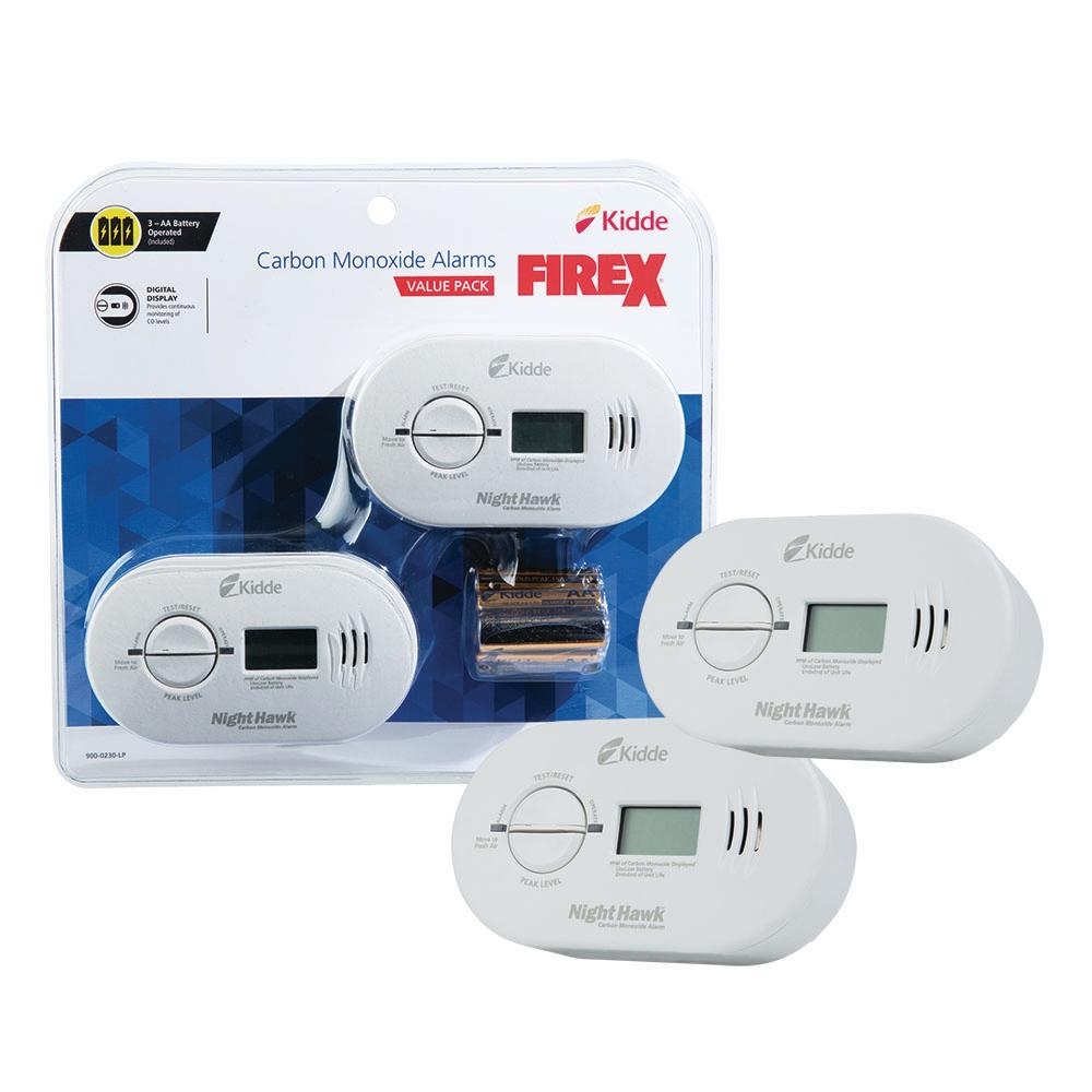 Kidde Firex Battery Operated Carbon Monoxide Detector with Digital Display (2-Pack)-21027465 - $10 - YMMV
