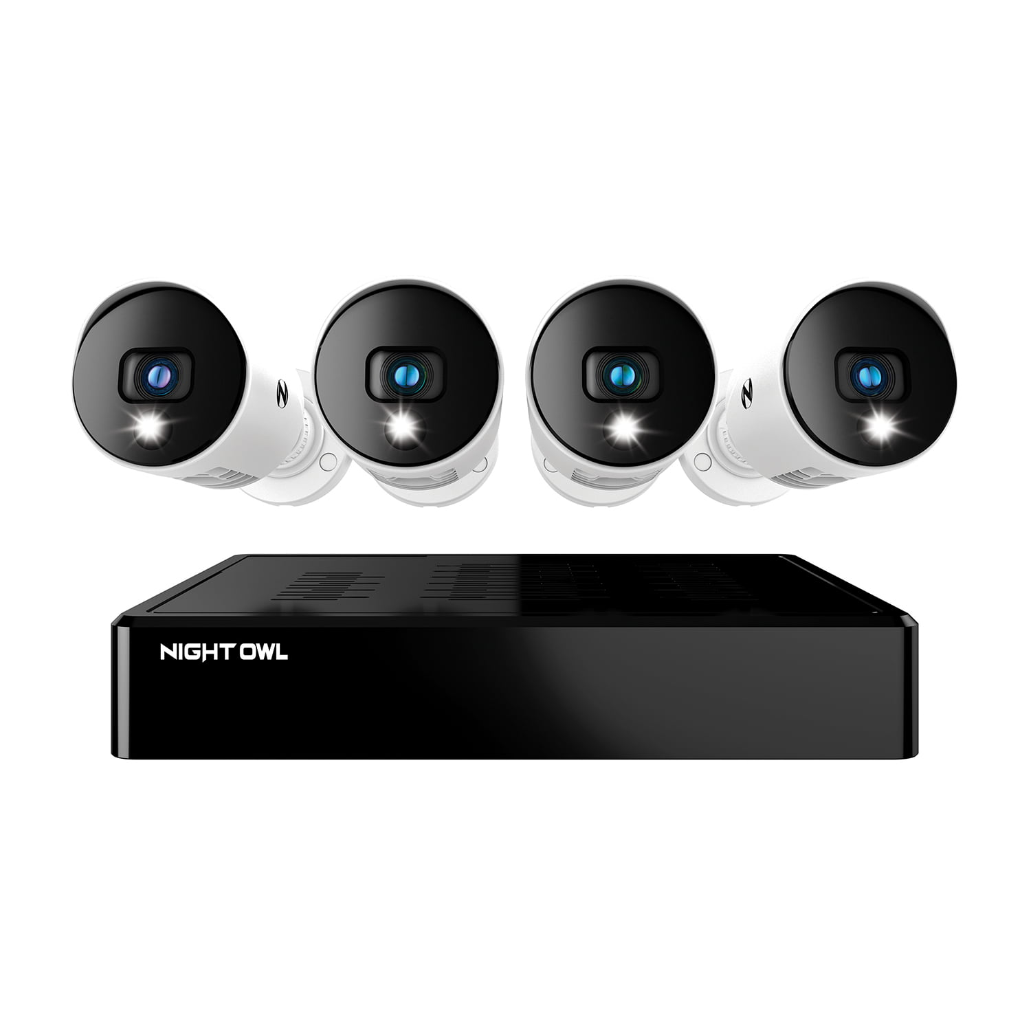 YMMV ** Night Owl Bluetooth 8 Channel DVR with 1TB Hard Drive, and 4 Wired 1080p HD Spotlight Security Cameras, Outdoor, HDMI Connector - Walmart.com $80