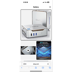 KAMRUI Mini PC 4K Intel N95 16GB DDR4 RAM 512GB M.2 SSD ROM Refurbished WIFI - 20% off with coupon!  Now $95 (Orig.  $119) $95.2