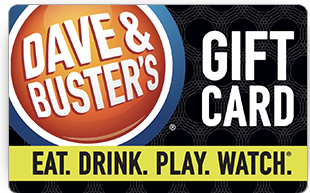 Egifter : Buy a $50 Dave & Busters Card for $40! Promo Code: D&B1221. Email Delivery