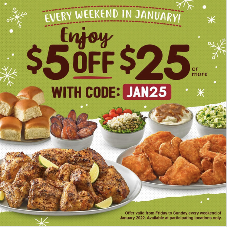 Pollo Campero : $10 Off On Order $10+ When You Join Rewards Program. OR: Every Weekend in January $5 Off $25+. Use Code JAN25
