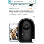 Amazon : Amcrest 1080p Indoor PTZ Smart Home Wifi Security Camera New, F/S W/Prime Membership $29.99