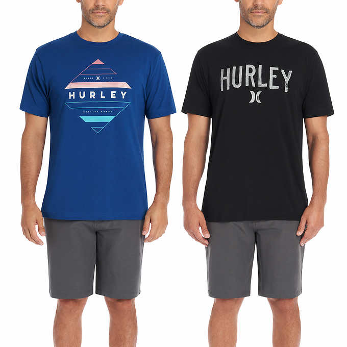 Costco Member: 2-Pack of Hurley Men's Graphic Tee for $9.97 with Free ...