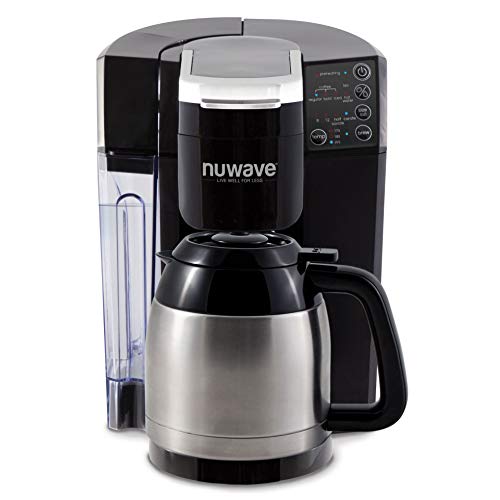Active Military/Veterans:  NuWave Bruhub 3-In-1 Coffee Maker With Stainless Steel Carafe or Black Plastic No Tax Free Ship $50+ $44.96