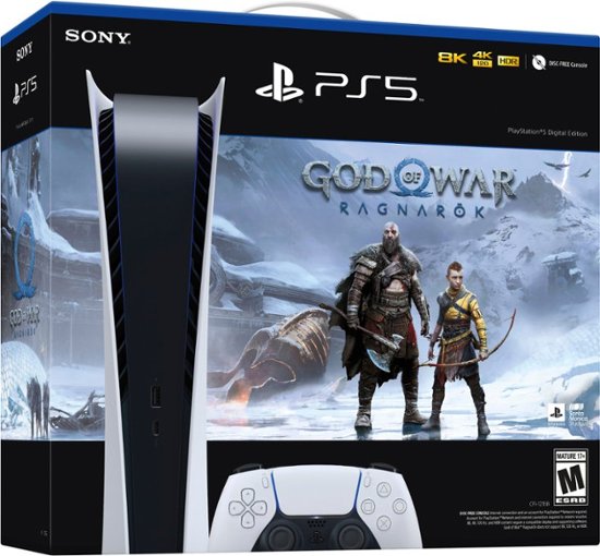 Active Military/Veterans: Sony Playstation 5 Digital Console God of War Bundle $439.99 + No Tax + F/S