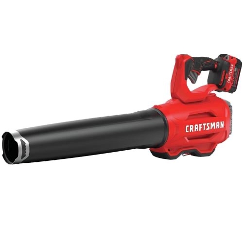 Craftsman 100 Mph V20 20 Volt Max Lithium Ion Li Ion Brushless Cordless Electric Leaf Blower Battery Included Lowes Com