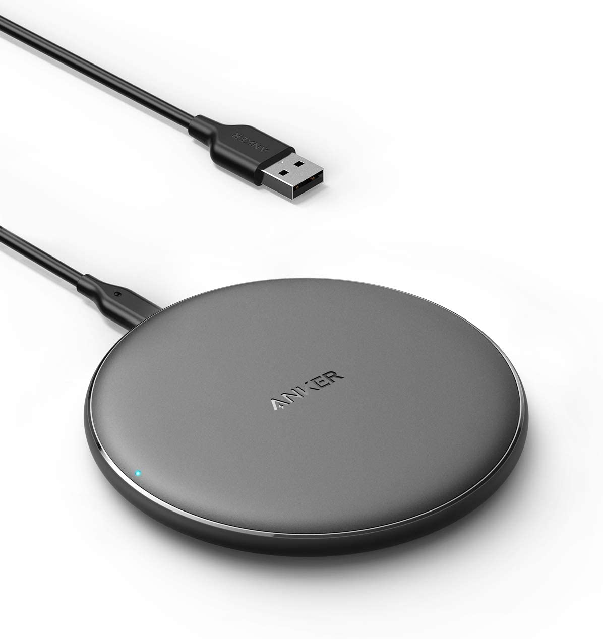 Anker Wireless Charger, PowerWave Pad Qi-Certified 10W Max $9.34