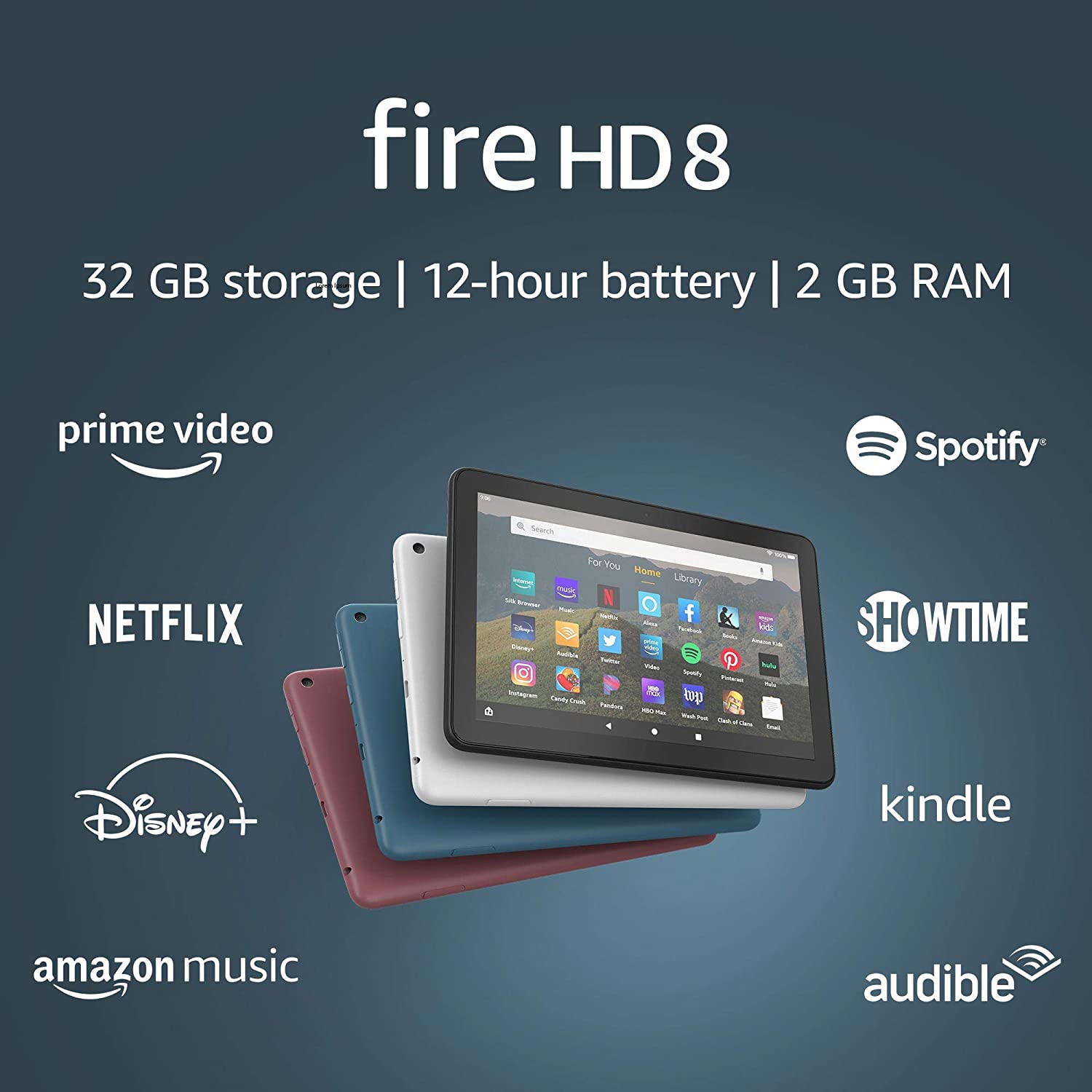 Fire HD 8 Tablet (8" HD display, 32 GB) – Black $64.99