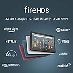 Fire HD 8 Tablet (8&quot; HD display, 32 GB) – Black $64.99