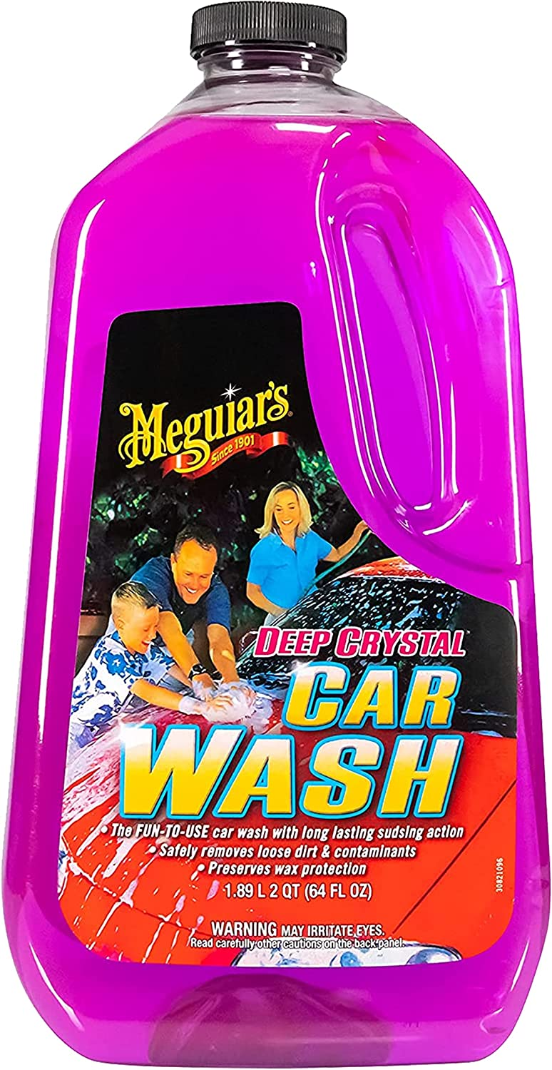 Meguiar’s Deep Crystal Car Wash - pH Balanced Formula for Regular Washes and a Spotless Finish - Celebrate Father's Day With Enhanced Shine and Cleaning for His Ride - $4