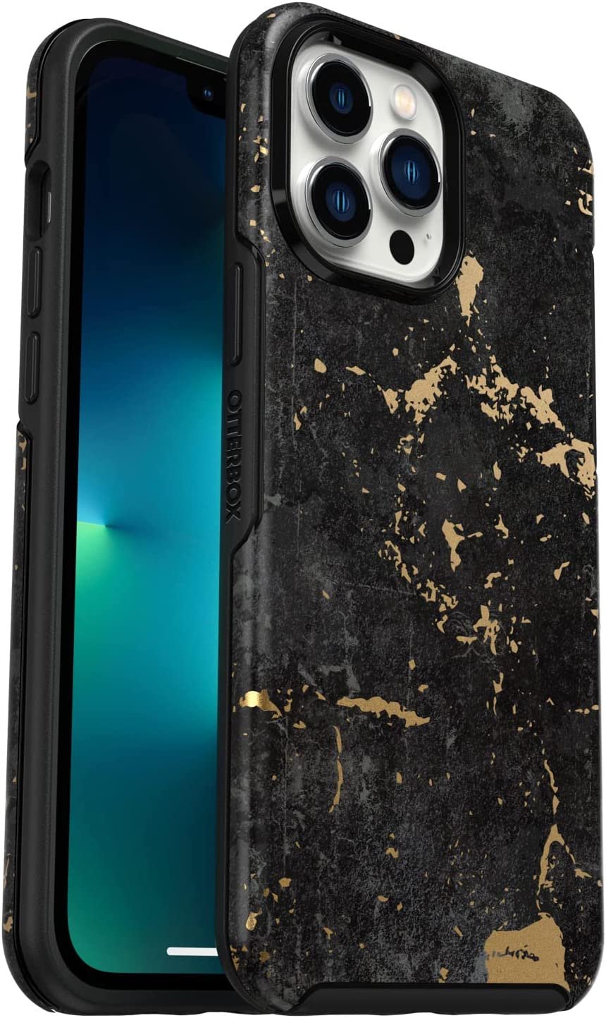Amazon.com: OtterBox iPhone 12/13 Pro Max Symmetry Series Case - ENIGMA (BLACK/ENIGMA GRAPHIC), ultra-sleek, wireless charging compatible, raised edges protect cam $16.33