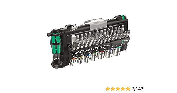 Wera 05056491001 Tool-Check Plus Imperial, 39 Pieces - $79.00