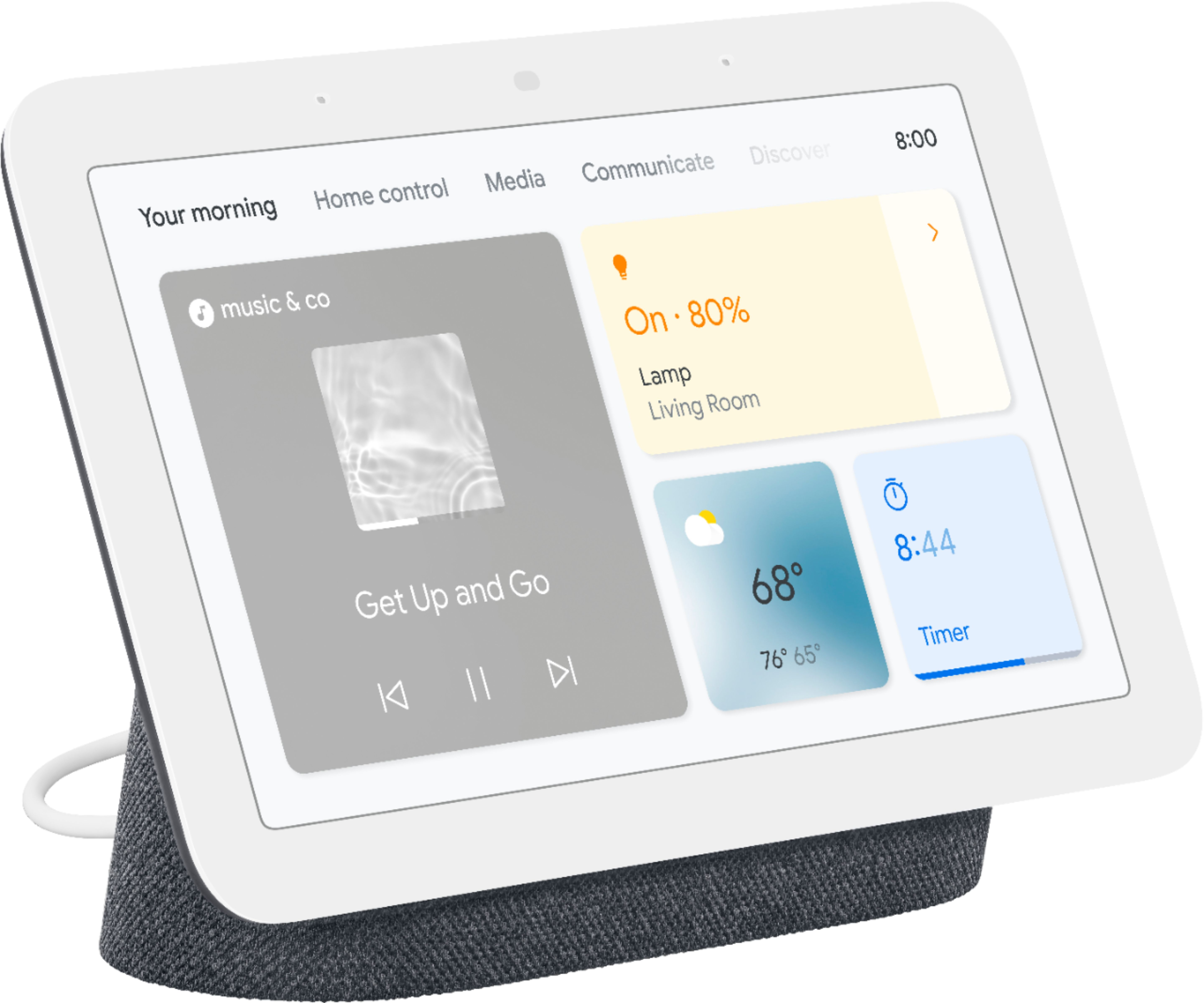 Nest Hub 7” Smart Display with Google Assistant (2nd Gen) Charcoal GA01892-US - Best Buy $59.99