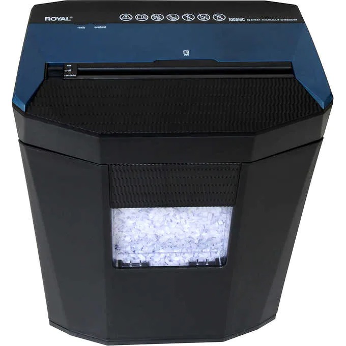 Costco B&M Royal 10 Sheet Microcut Shredder 39.99 AC YMMV