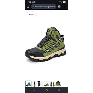 Amazon Essentials Men's Waterproof Hiking Boot with Memory Foam Insole $37.39 $3739