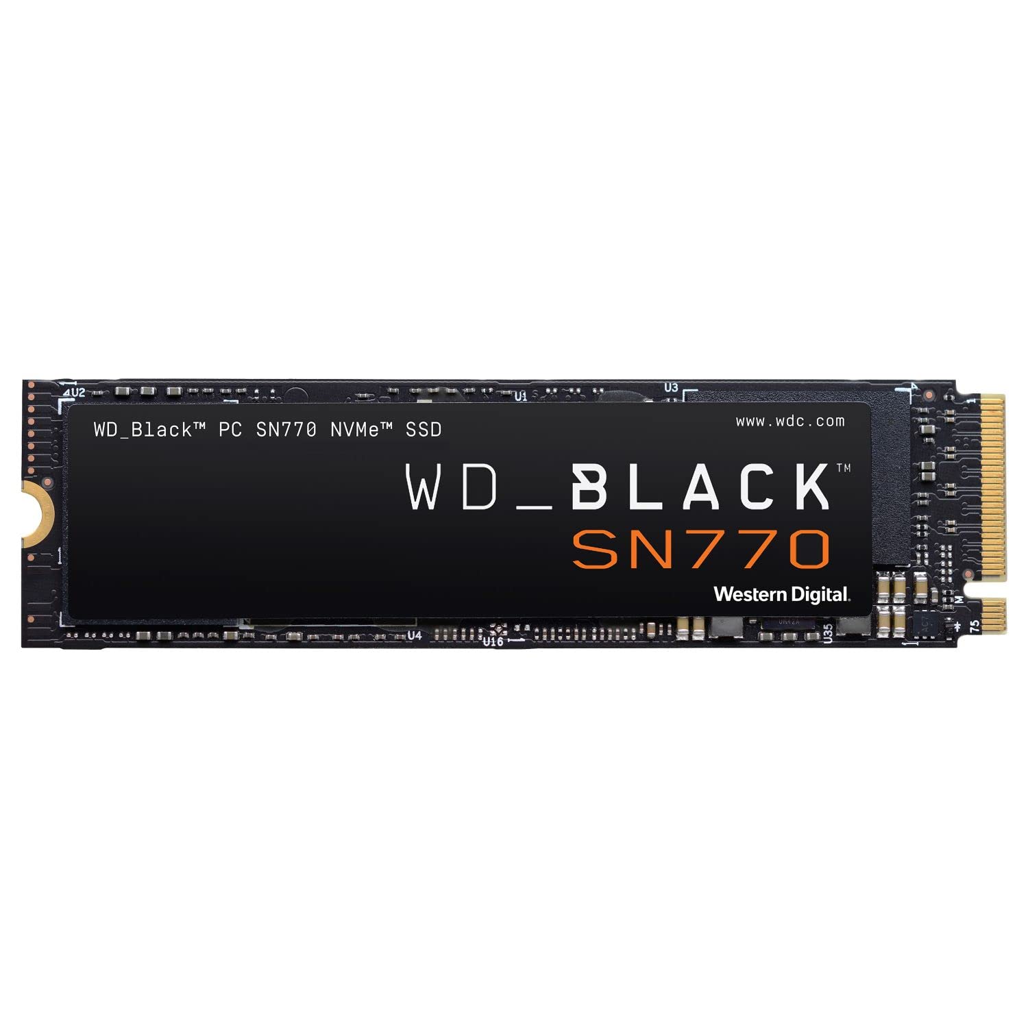 WD_BLACK 1TB SN770 NVMe Internal Gaming SSD Solid State Drive - Gen4 PCIe, M.2 2280, Up to 5,150 MB/s - WDS100T3X0E $52.99