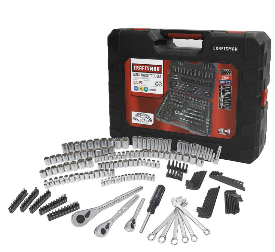 230 Piece Craftsman Mechanic s Tool Set