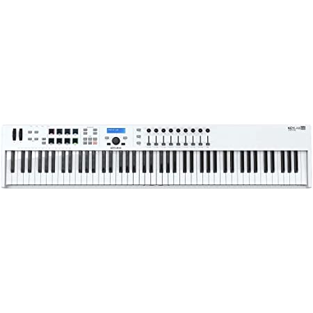 Arturia KeyLab 88 MkII Hammer-Action MIDI Controller and Software, White Version II $799 + Free Shipping (Amazon)