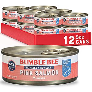 Bumble Bee Wild Caught Pink Salmon in Water