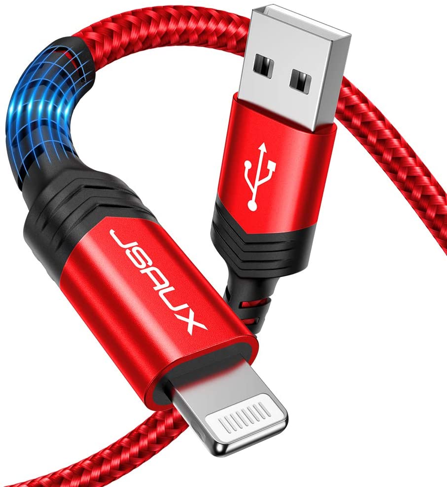 JSAUX [Apple MFi Certified] Lightning iPhone Charger Cable 6FT $10.49 $10.47