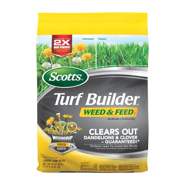 YMMV. 14.29-lb Scotts Turf Builder Weed and Feed 3 (5000 Sq. Ft.) $9.59 at Walmart