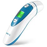 ANKOVO Digital infrared Forehead and Ear Thermometer w/ Fever Indicator CE and FDA Approved - $19.83